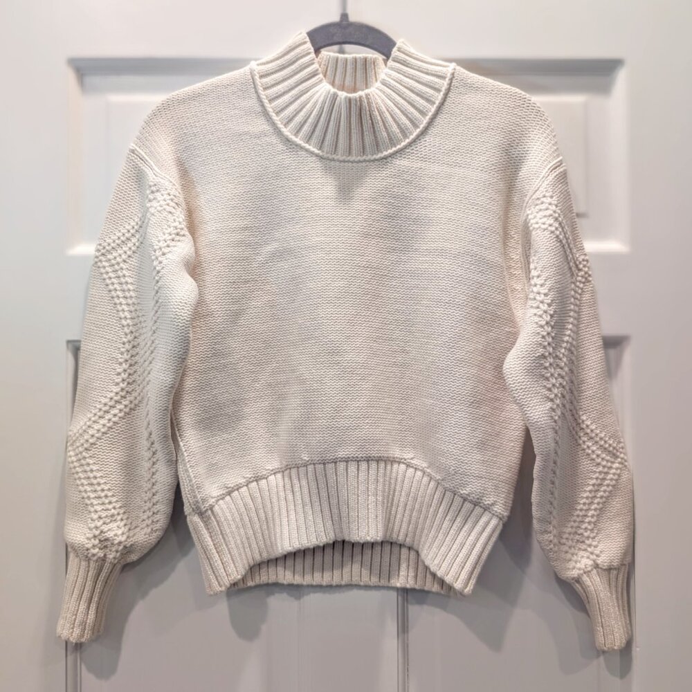 Everlane The Texture Cotton Cable Sweater